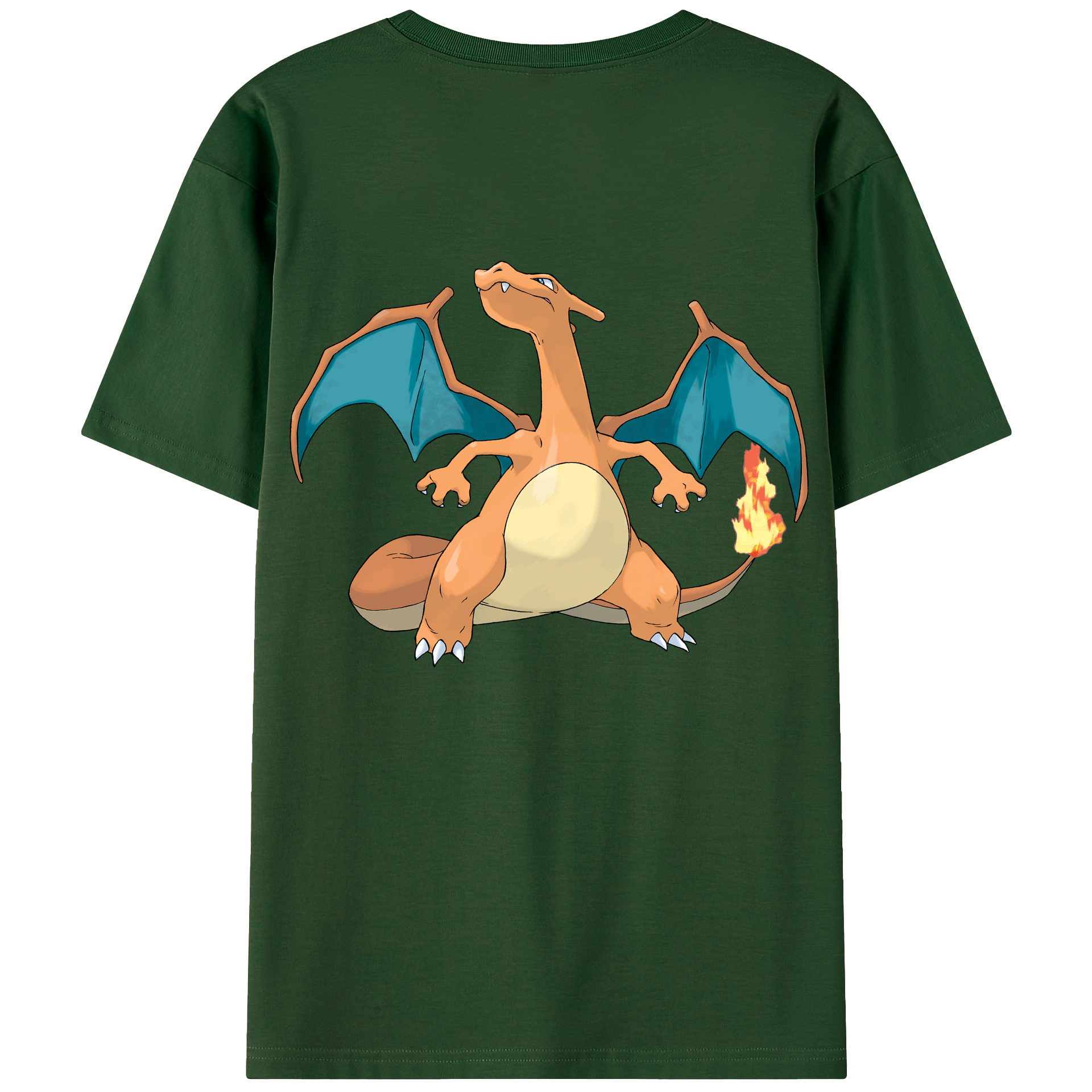 （画像用） ポケットモンスター Pokémon 綿100％半袖Tシャツ（背面プリント）